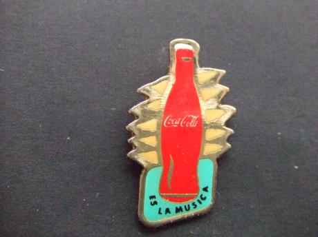 Coca Cola Es La Musica flesje met tanden